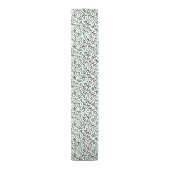 Holly Berries Poly Twill Table Runner